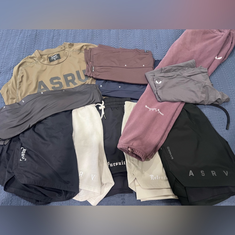 ASRV Shirts and Shorts